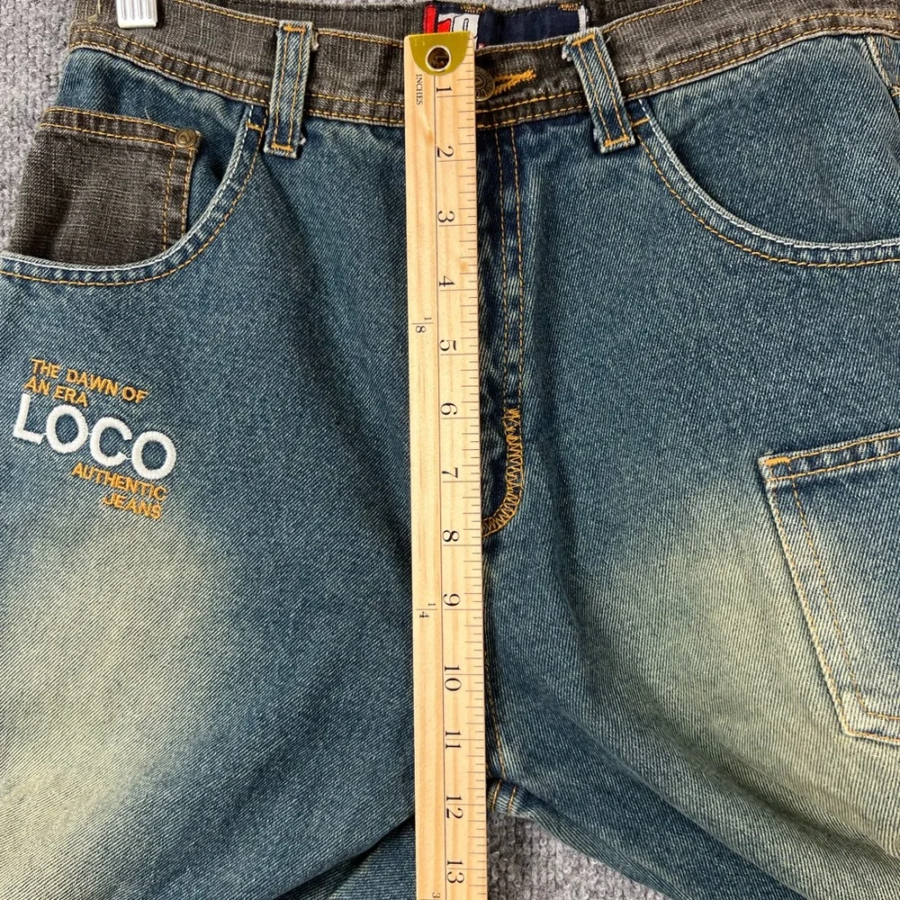 Vintage Loco Streetgear Jeans Boys Sz 14 Waist 28in‎ Streetwear Stone Wash Y2K